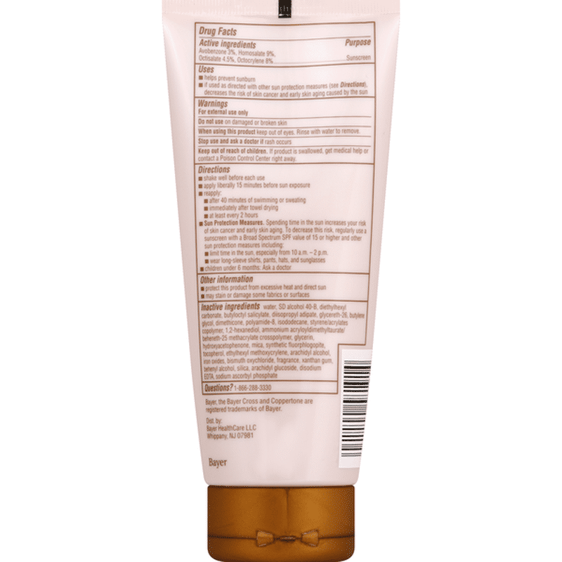 Coppertone Sunscreen Lotion, with Shimmer, SPF 30 (5 oz) Instacart