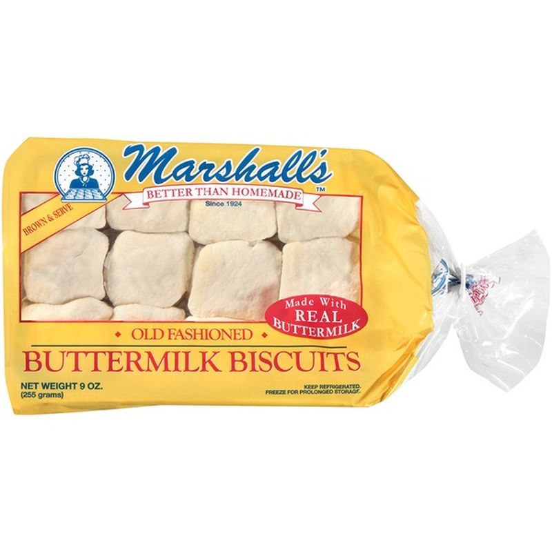 Marshall's Old Fashioned Buttermilk Biscuits (9 oz) Instacart