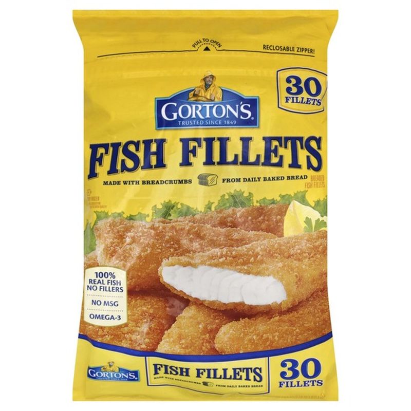 Gorton's Fish Fillets, Breaded (30 each) Instacart