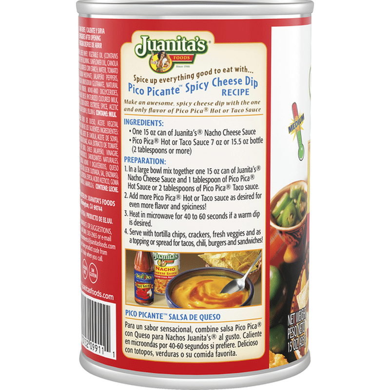 Juanita's Foods Cheese Sauce, Nacho, Medium (15 oz) Instacart