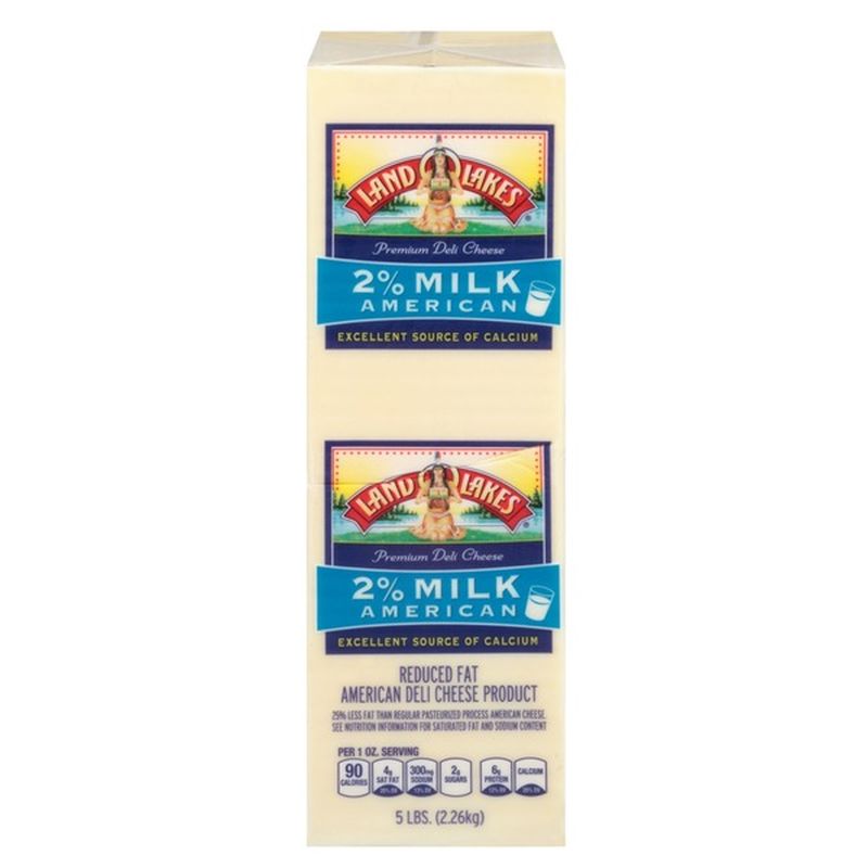 Land O Lakes® Deli Premium Deli 2 Milk American White Cheese (5 lb