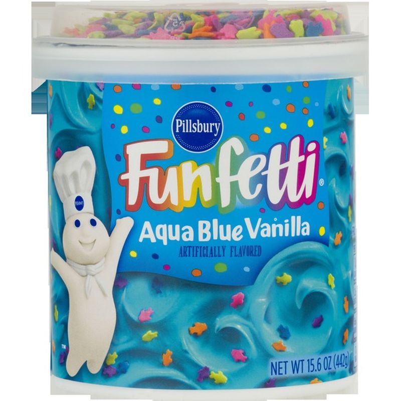 Pillsbury Frosting, Aqua Blue Vanilla (15.6 oz) Instacart