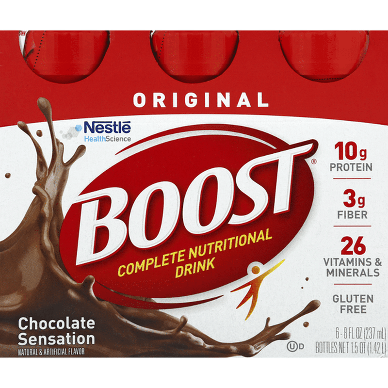 Boost Original Complete Nutritional Drink Rich Chocolate 8 Fl Oz