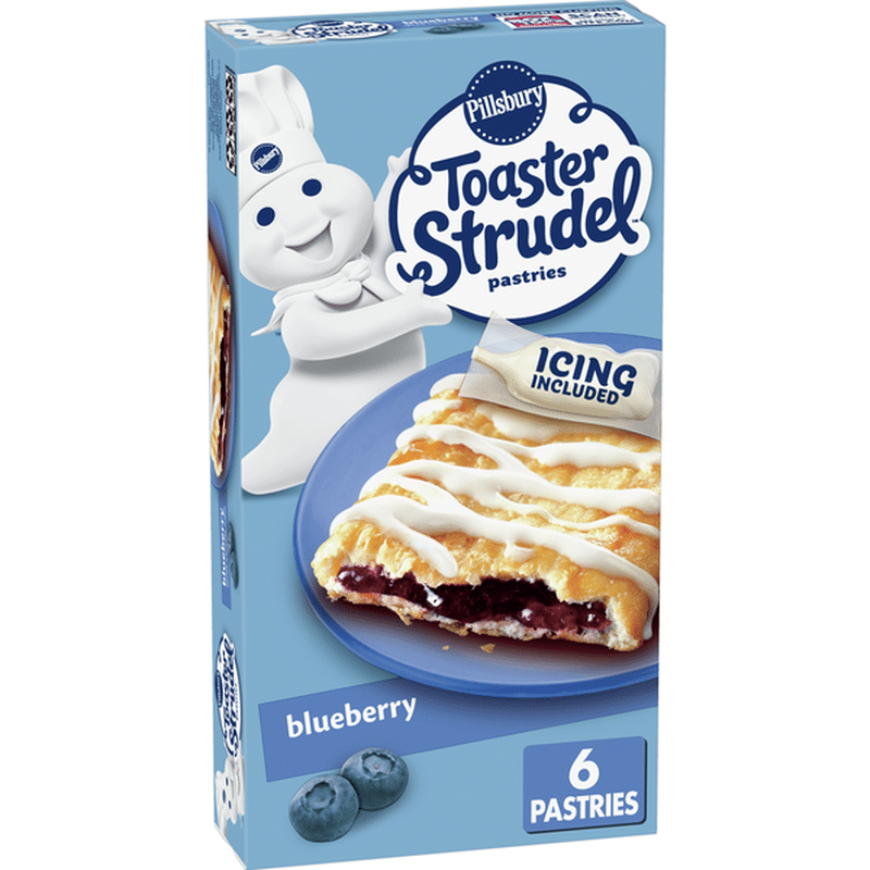 Pillsbury Toaster Strudel Blueberry Toaster Pastries (11.7 oz) Delivery