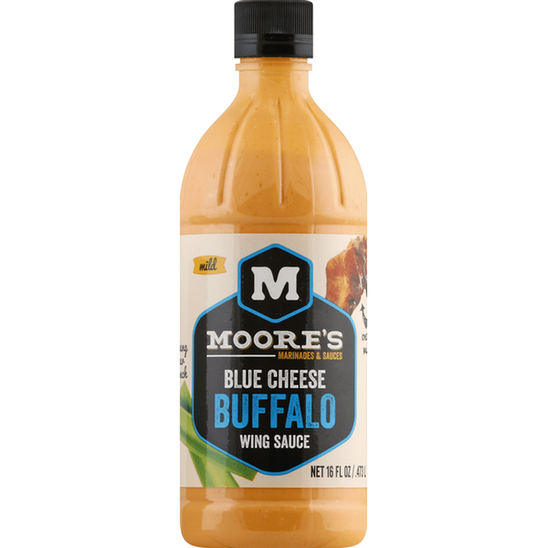 Moore's Wing Sauce, Blue Cheese Buffalo, Mild (16 oz) Instacart