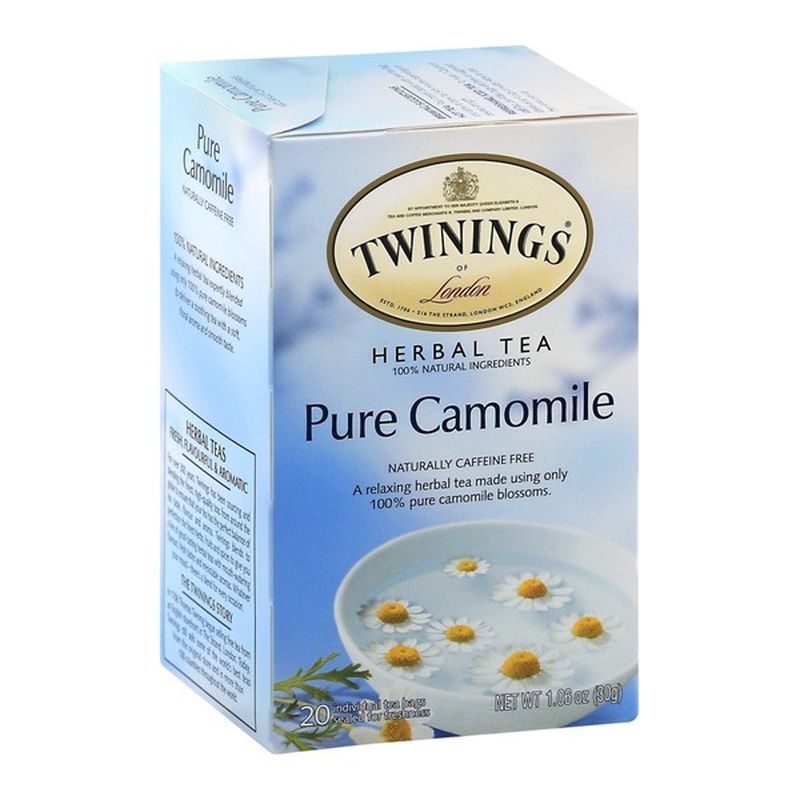 Twinings of London Pure Camomile Herbal Tea Tea Bags (20 ct) Instacart