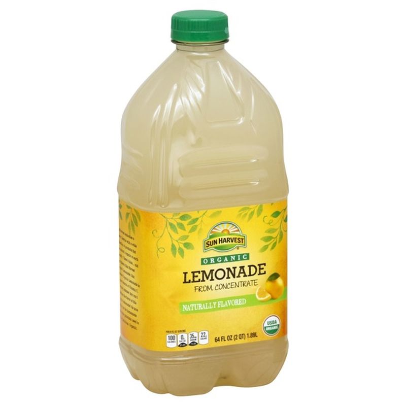 Sun Harvest Organic Lemonade From Concentrate (64 Fl Oz) - Instacart