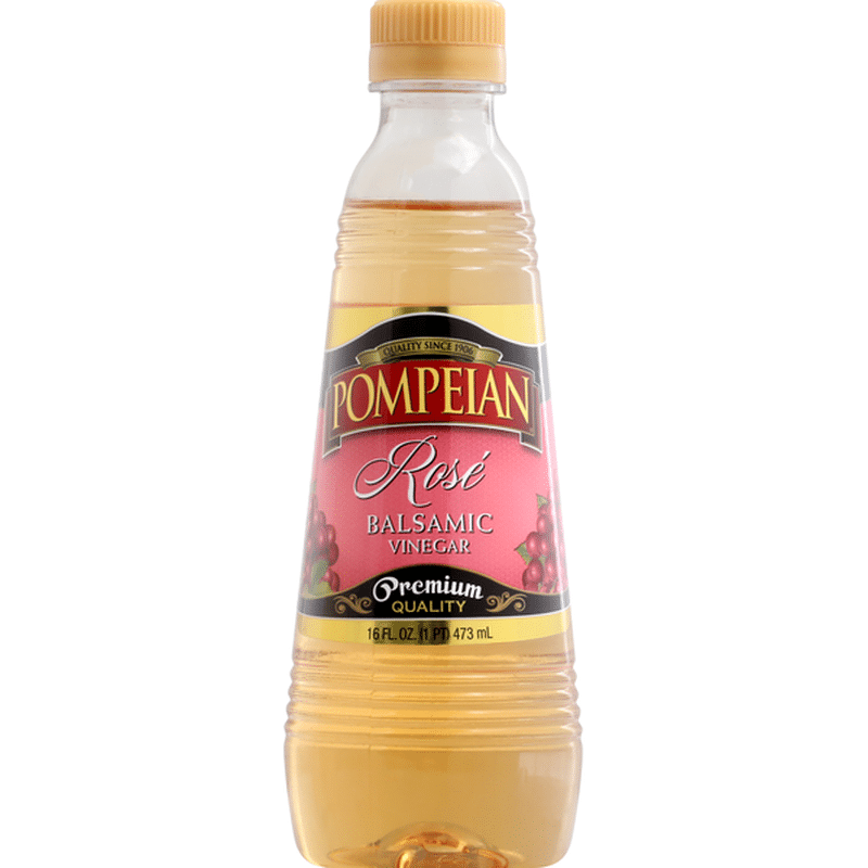 Pompeian Balsamic Vinegar, Rose (16 oz) Instacart