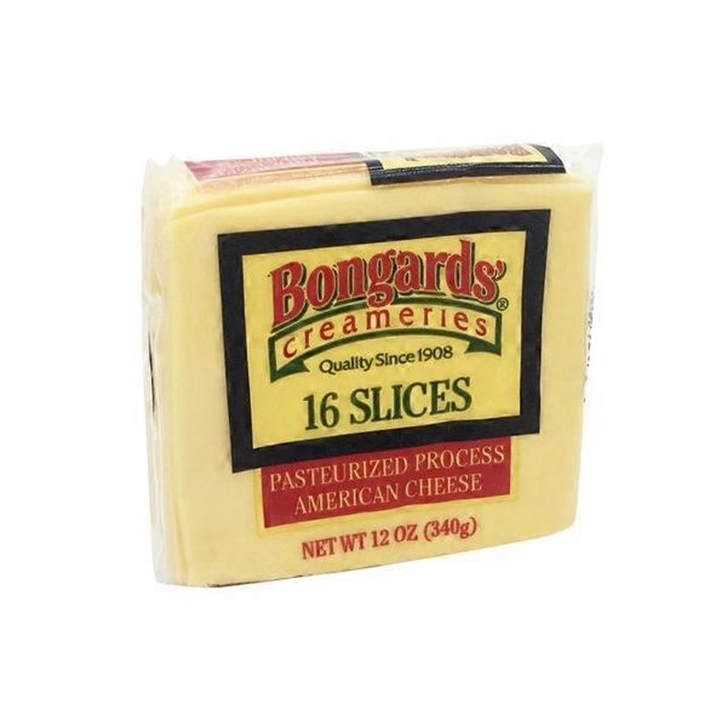 Bongards' Creameries American Cheese Slices 16 Count (12 oz) Instacart