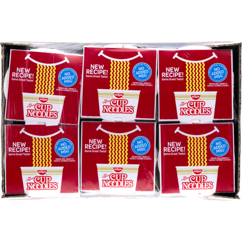 Nissin Cup Noodles Beef Flavor (2.25 oz) - Instacart