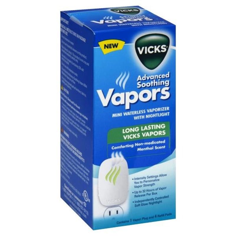 Vicks Advanced Waterless Vaporizer Mini PlugIn Vaporizer With