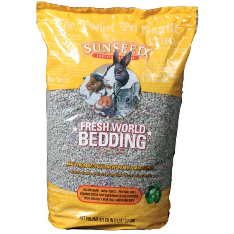 Sunseed Fresh World Grey Bedding for All Small Pets