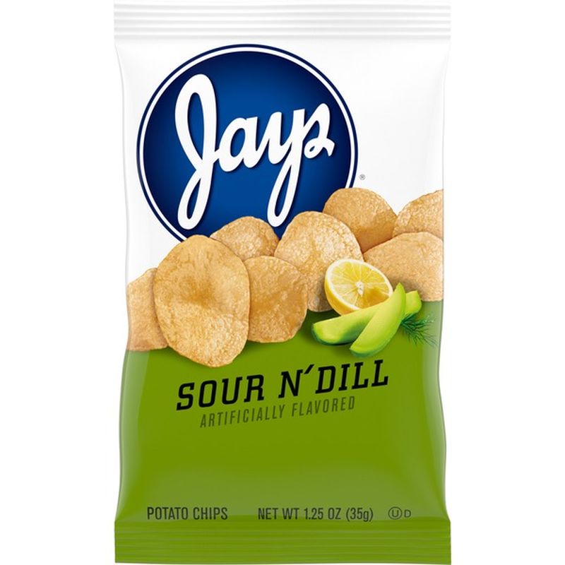 Jays® Sour N' Dill Potato Chips (1.25 oz) Instacart