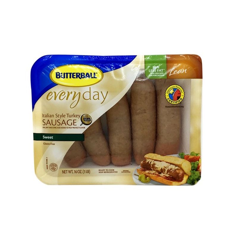 Butterball Everyday Lean Italian Style Turkey Sausage Sweet Links (16