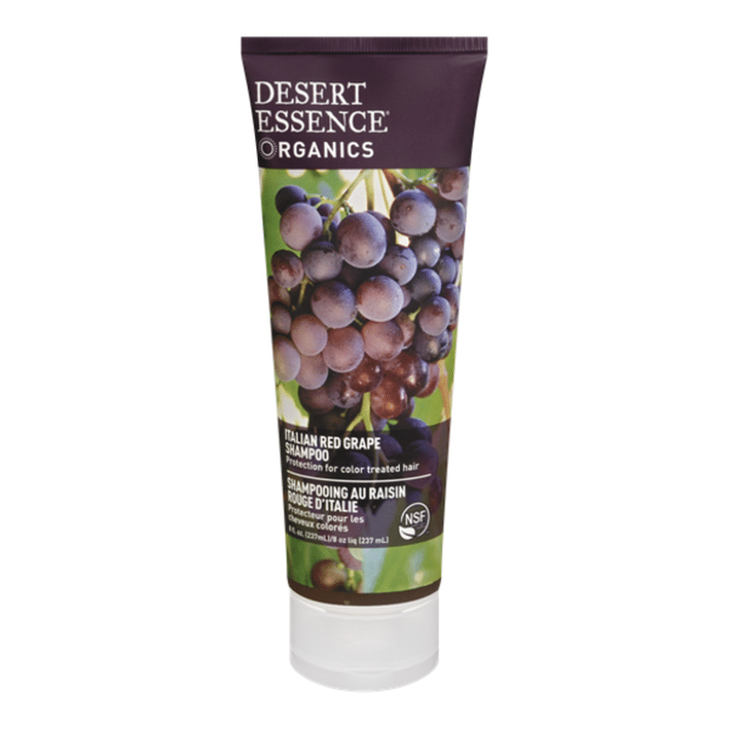 Desert Essence Shampoo, Italian Red Grape, Organics, Tube (8 oz