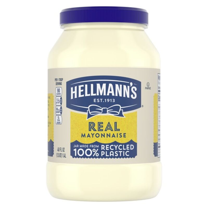 Hellmann's Mayonnaise, Real (48 fl oz) - Instacart