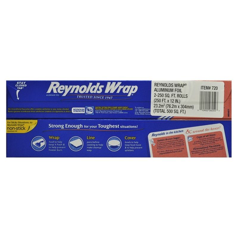 Reynolds Wrap Aluminum Foil Aluminum Foil (250 sq ft) Instacart