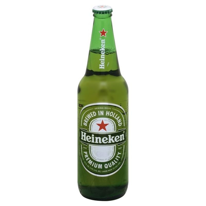 Heineken Original Lager Beer (22 fl oz) Delivery or Pickup Near Me ...