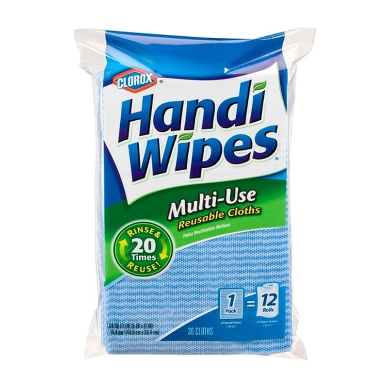 HandiWipes Handi Wipes Multi Use Reusable Cloths (36 ct) Instacart
