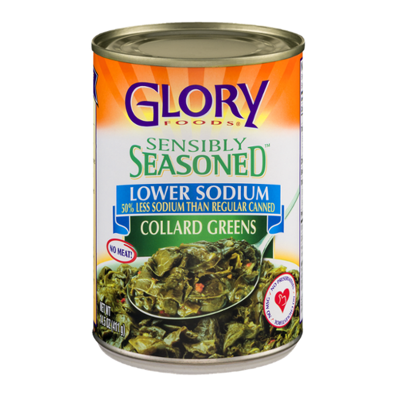 Glory Foods Simply Seasoned Collard Greens (14.5 oz can) from Giant