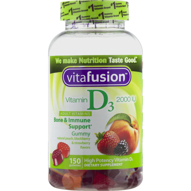 VitaFusion Vitamin D3 Gummy Vitamins, 150 Ct (150 ct) from Jewel-Osco ...