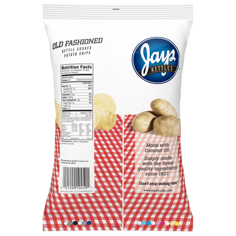 Jays Old Fashioned Kettles Potato Chips (7 oz) Instacart