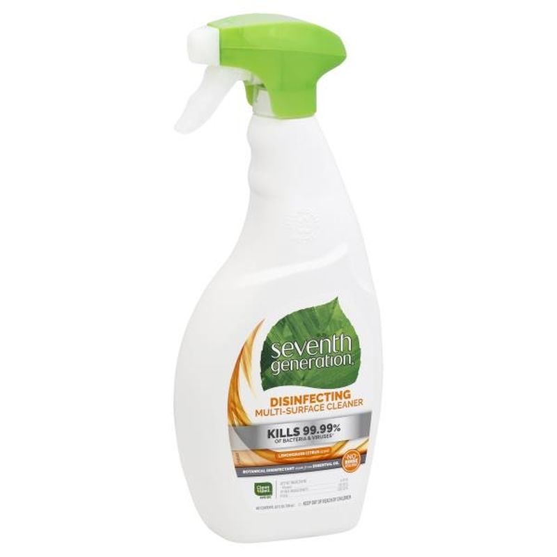Seventh Generation Disinfecting Multisurface Cleaner Lemongrass Citrus