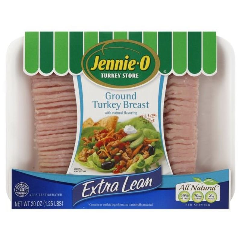 JennieO Ground Turkey Breast Extra Lean (20 oz) from Publix Instacart