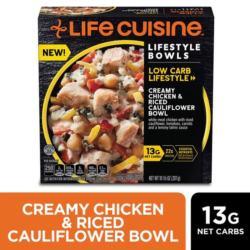 Life Cuisine Lean Cuisine Creamy Chicken & Riced Cauliflower Bowl