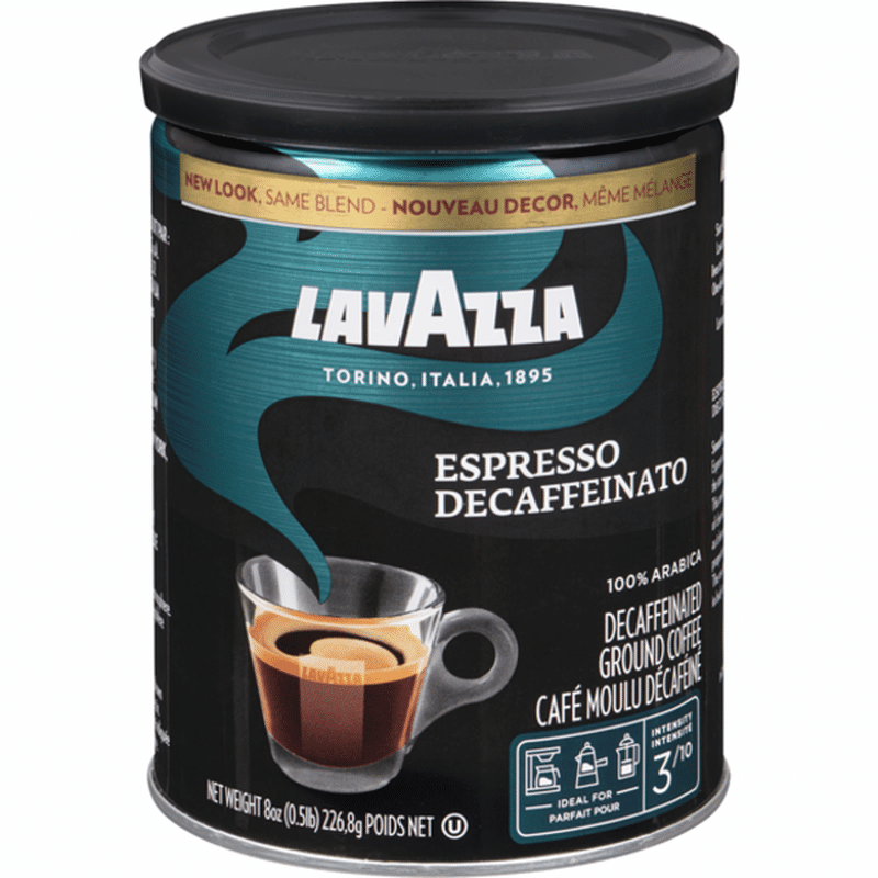 LavAzza Coffee, Ground, Espresso Decaffeinato, Decaffeinated (8 oz ...