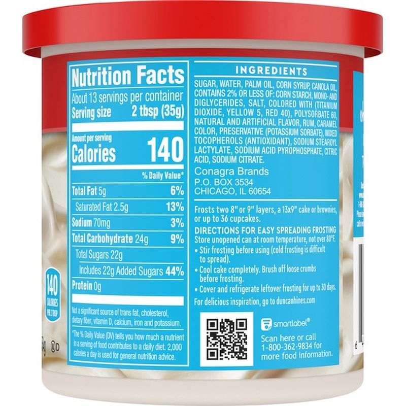 Duncan Hines Frosting at Big Lots