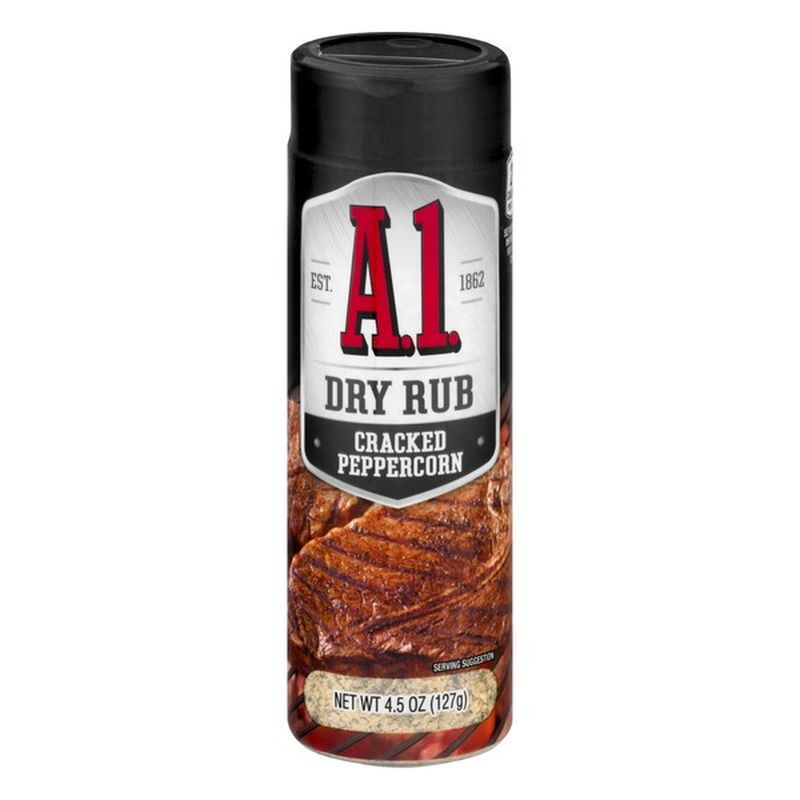 A1 Cracked Peppercorn Dry Rub (4.5 oz) - Instacart