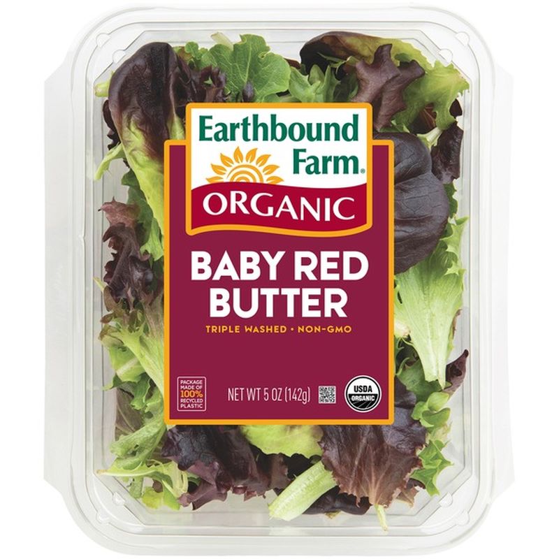 Earthbound Farms Organic Baby Red Butter Lettuce (5 oz) Instacart