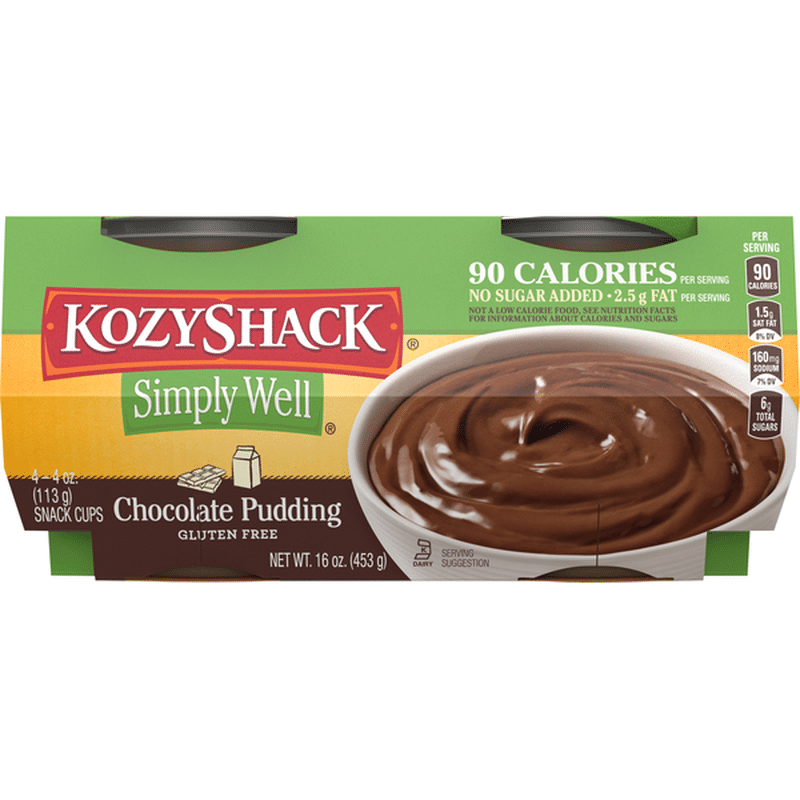 Kozy Shack Chocolate Pudding (4 oz) Instacart