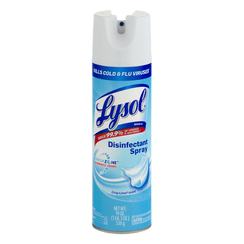 lysol disinfectant spray crisp linen scent 19 oz