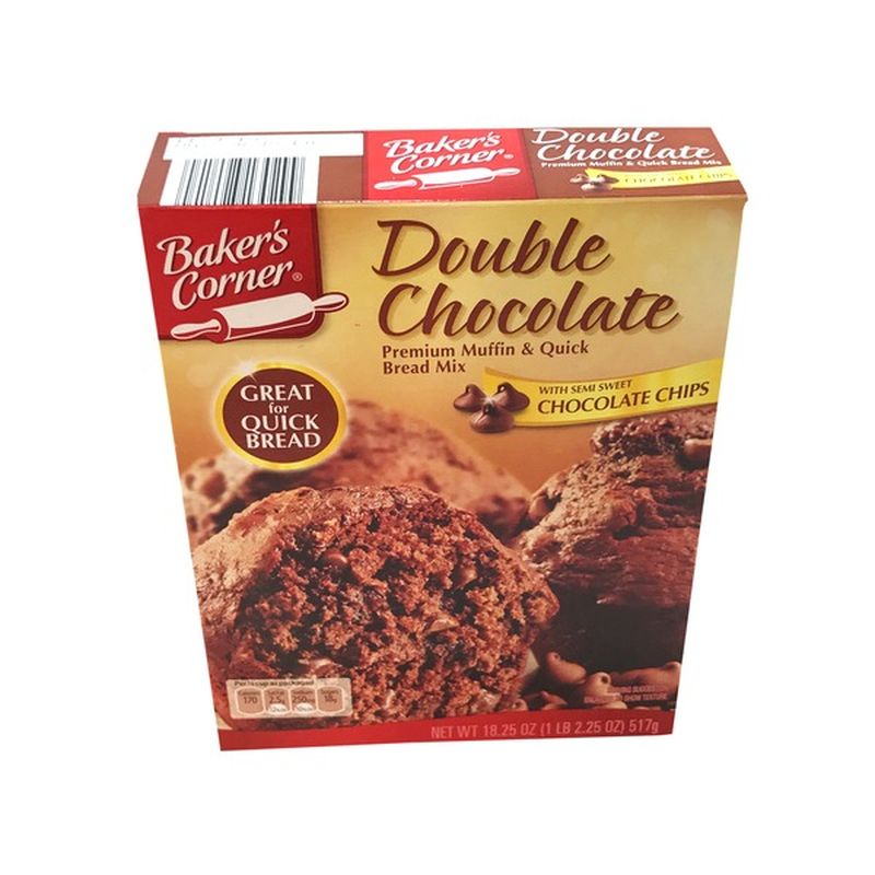 Baker's Corner Double Chocolate Chip Muffin Mix (18.25 oz) Instacart