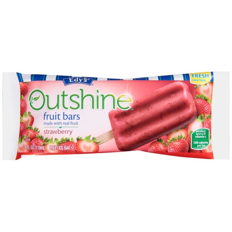 Edy's/Dreyer's Outshine Strawberry Fruit Bar (4 fl oz) Instacart