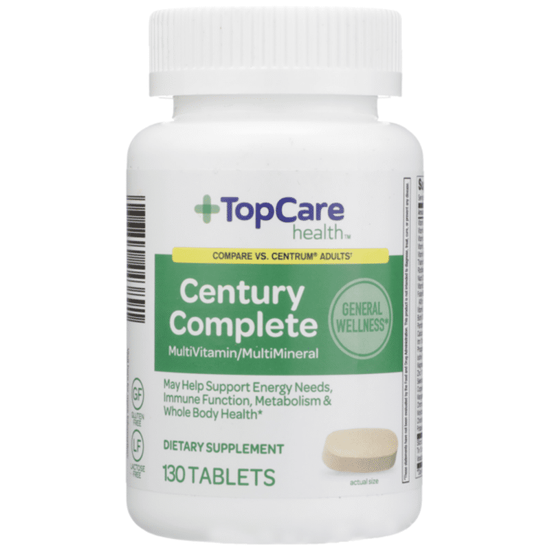 Top Care Century Complete Multivitamin/Multimineral May Help Support