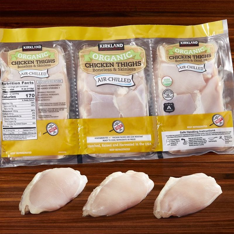 Kirkland Signature Organic Boneless Skinless Chicken Thighs Per Lb My Xxx Hot Girl