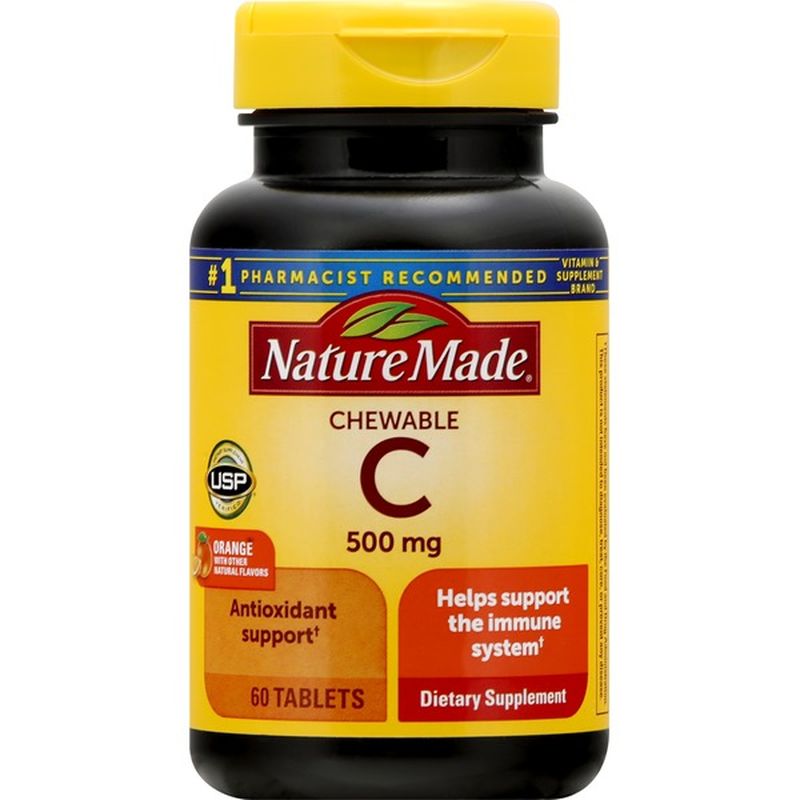 Nature Made Chewable Vitamin C 500 mg Tablets (60 ct) from Ralphs Instacart