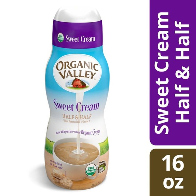 Organic Valley Organic Half And Half Sweet Cream 16 Oz Instacart