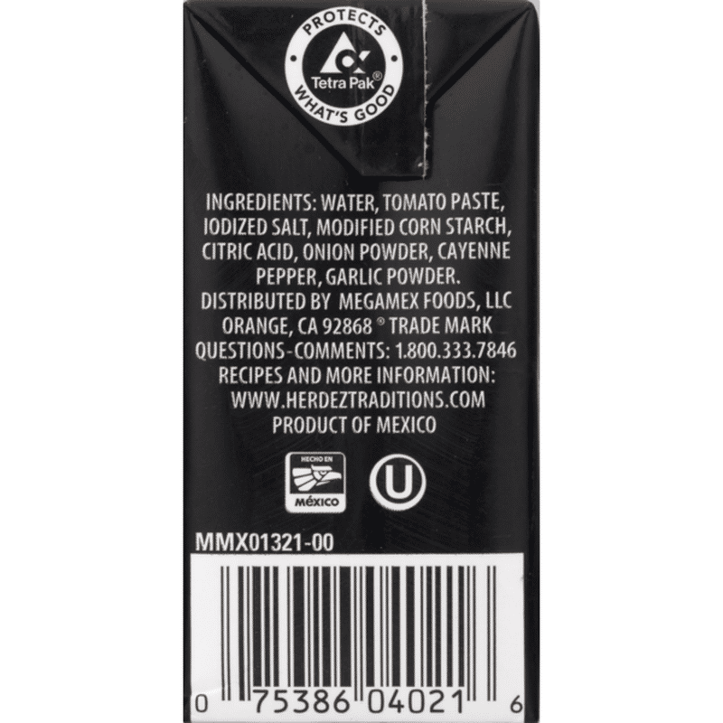 Del Fuerte Tomato Sauce, Seasoned with Spices, Box (7.4 oz) Instacart