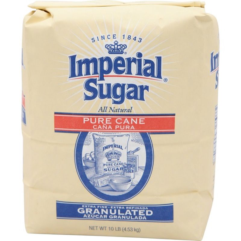 Imperial Sugar Granulated Pure Cane Sugar (10 lb) from Costco Instacart