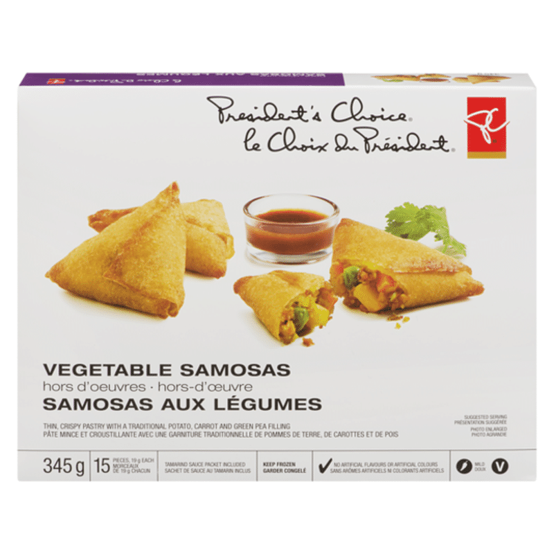 Loblaws President's Choice Vegetable Samosas (345 g) Instacart