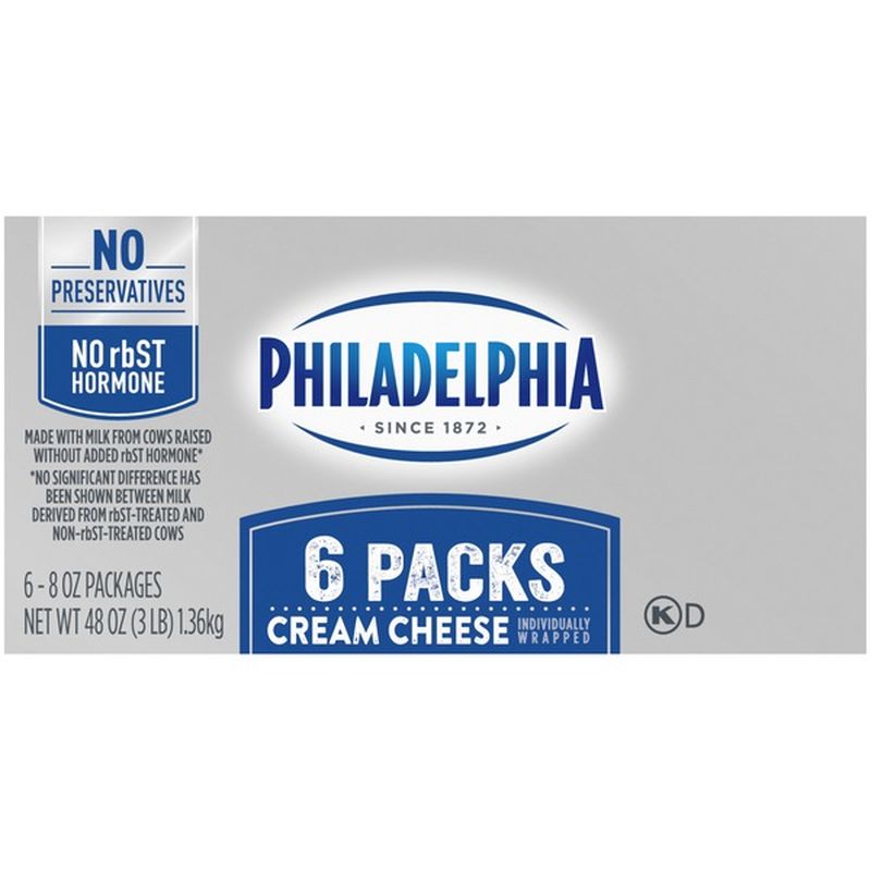 Kraft Philadelphia Original Cream Cheese (48 Oz) - Instacart