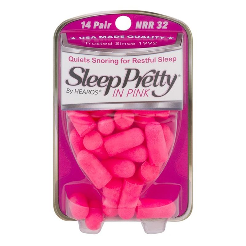 Sleep Pretty In Pink Ear Plugs 14 Pair (14 pairs) Instacart