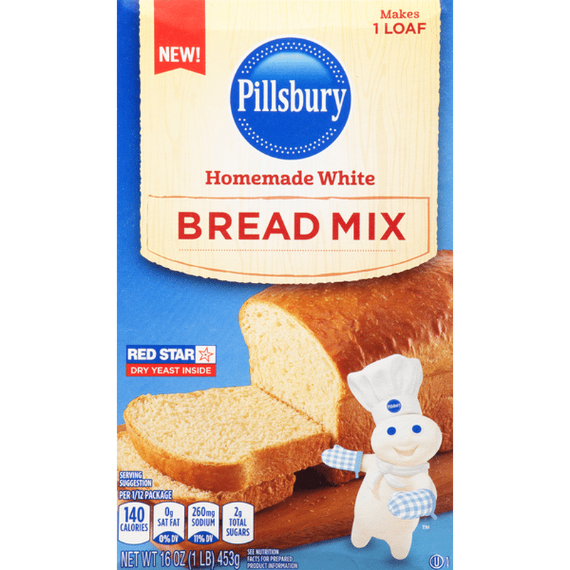 Pillsbury Bread Mix, Homemade White (16 oz) Instacart