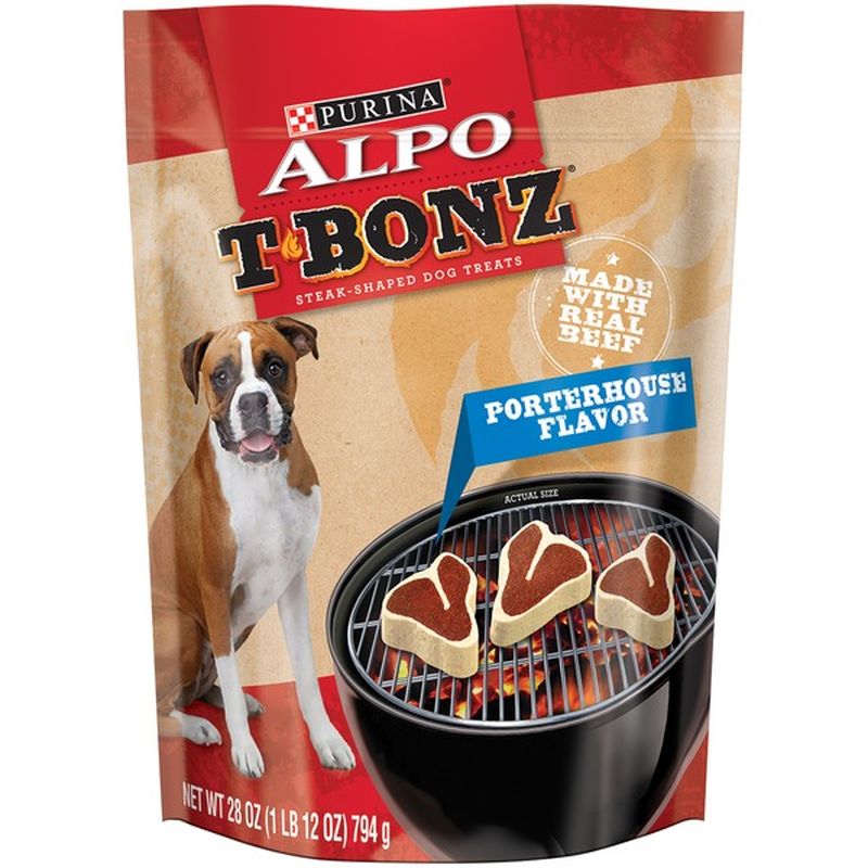 Alpo Treats TBonz Porterhouse Flavor SteakShaped Dog Treats (28 oz) Instacart