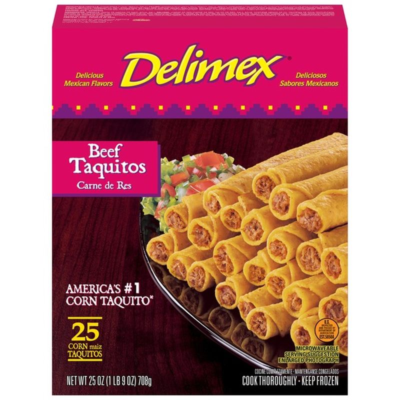 Delimex Beef Taquitos (25 oz) - Instacart