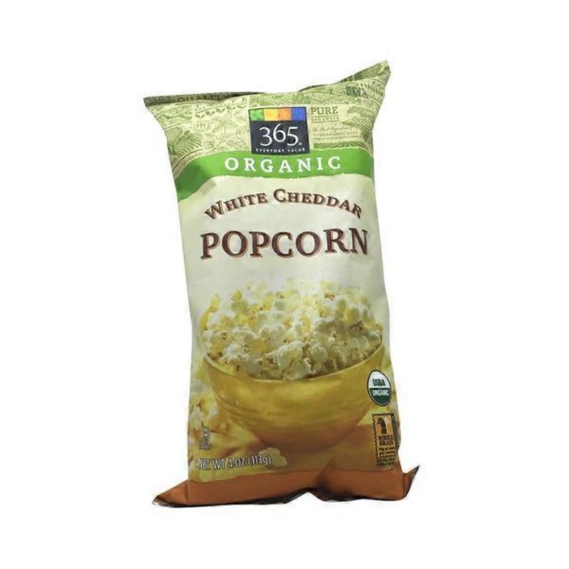 organic cheddar popcorn